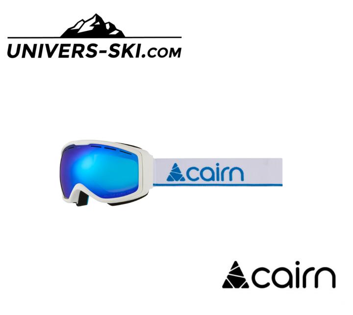 Masque de ski Cairn Junior FUNK OTG Porteurs de Lunettes Blanc Bleu SPX 3000