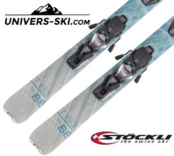 Ski Stockli femme Nela 88 2022 + fixation DXM 11