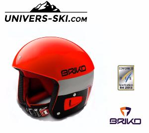 Casque de ski BRIKO Vulcano FIS 6.8 ORANGE FLUO ADULTE 2022