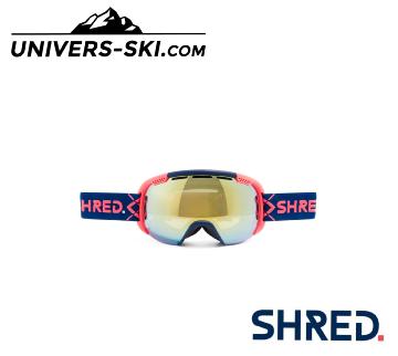 Masque de ski SHRED SMARTEFY BIGSHOW NAVY/RUST CBL  PLASMA 2022