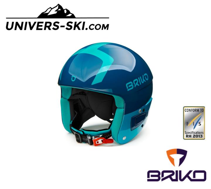 Casque de ski Junior BRIKO Vulcano FIS 6.8 Junior SHINY BLUE LIGHT BLUE 2022