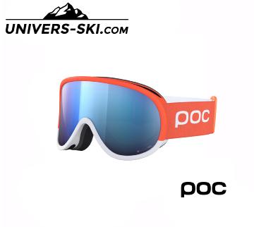 Masque de ski POC Retina Clarity Comp Fluorescent Orange/Hydrogen White 2024