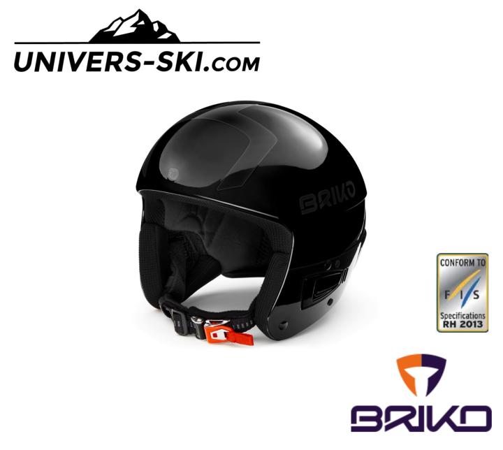 Casque de ski BRIKO Vulcano FIS 6.8 MATT SHINY BLACK ADULTE 2023