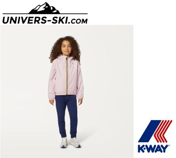 Imperméable K-Way Le Vrai 3.0 Claude Warm Kids Pink 2024