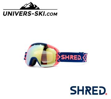 Masque de ski SHRED SMARTEFY BIGSHOW NAVY/RUST CBL  PLASMA 2023