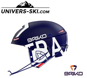 Casque de ski BRIKO France Slalom Edition limitée Bleu adulte 2023