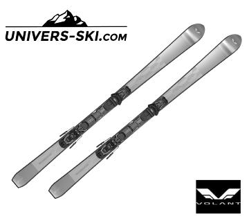 Ski VOLANT Steel Silver + Fixations 2022
