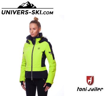 Veste de Ski Femme TONI SAILER Lara Acid Lime 2024
