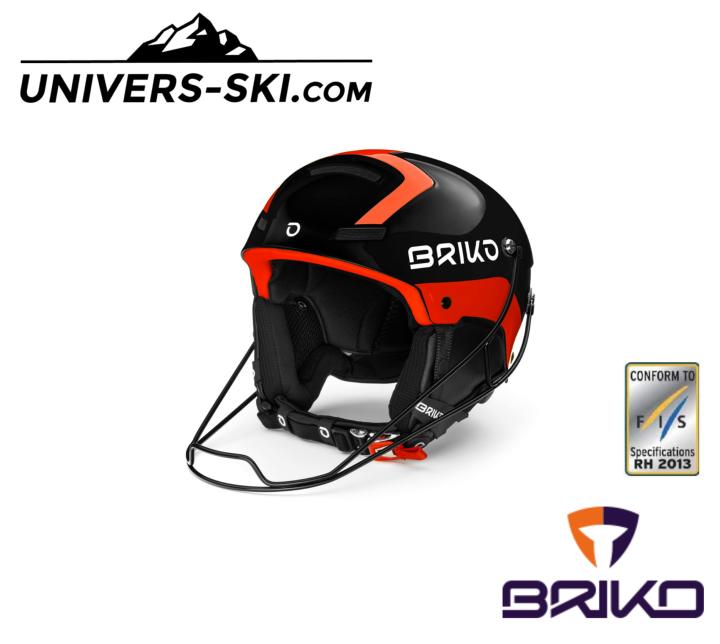 Casque de ski BRIKO SLALOM BLACK ORANGE Adulte 2023