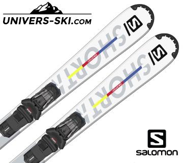 Mini-skis SALOMON Shortmax 125 + Fixations 2024