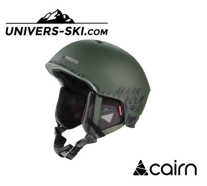 Casque de ski Cairn Adulte CENTAURE Kaki Wood Mat 2023