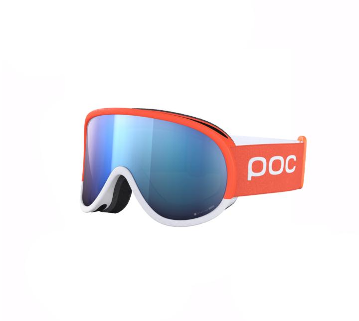 Masque de ski POC Retina Clarity Comp Fluorescent Orange/Hydrogen White 2023