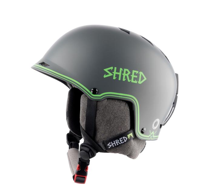Casque de ski SHRED HALF-BRAIN D-Lux Grey-Green 2020