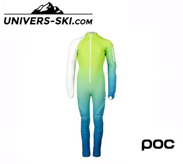 Combinaison de ski POC Skin GS JR noir / blanc /orange 2024