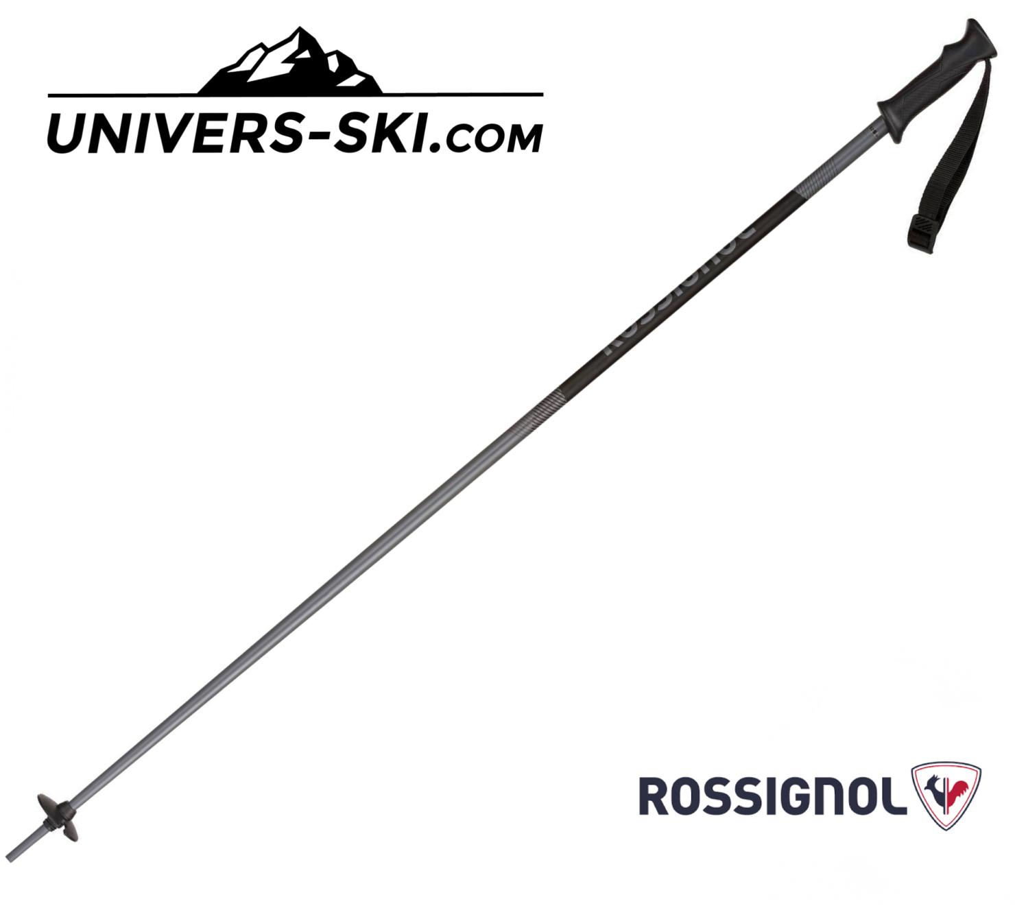 Bâtons de ski Rossignol Tactic Noir Gris 2024, baton ski