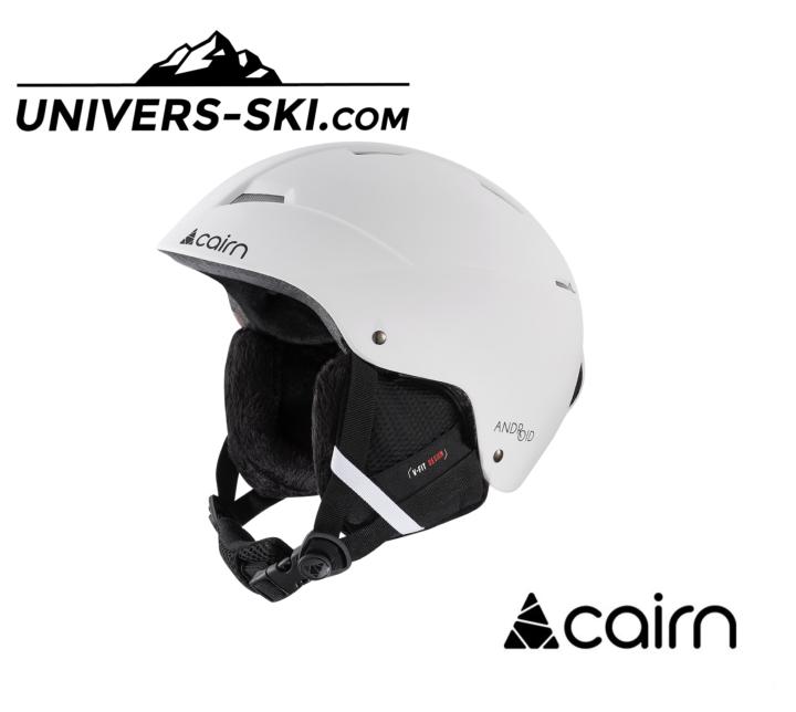 Casque de ski Cairn Adulte ANDROID Blanc Mat 2024