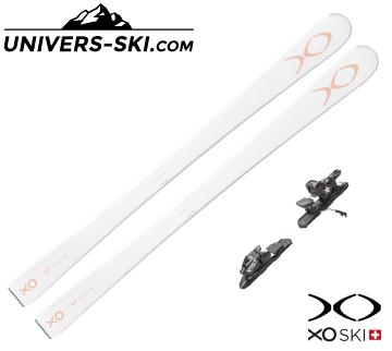 Ski Exonde XO V7 Powdery Pink 2023 + fixations Vist