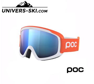 Masque de ski POC Opsin Clarity Comp Fluorescent Orange/Hydrogen White 2023
