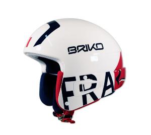 Casque de ski BRIKO Vulcano FIS 6.8 FRANCE Blanc adulte 2023
