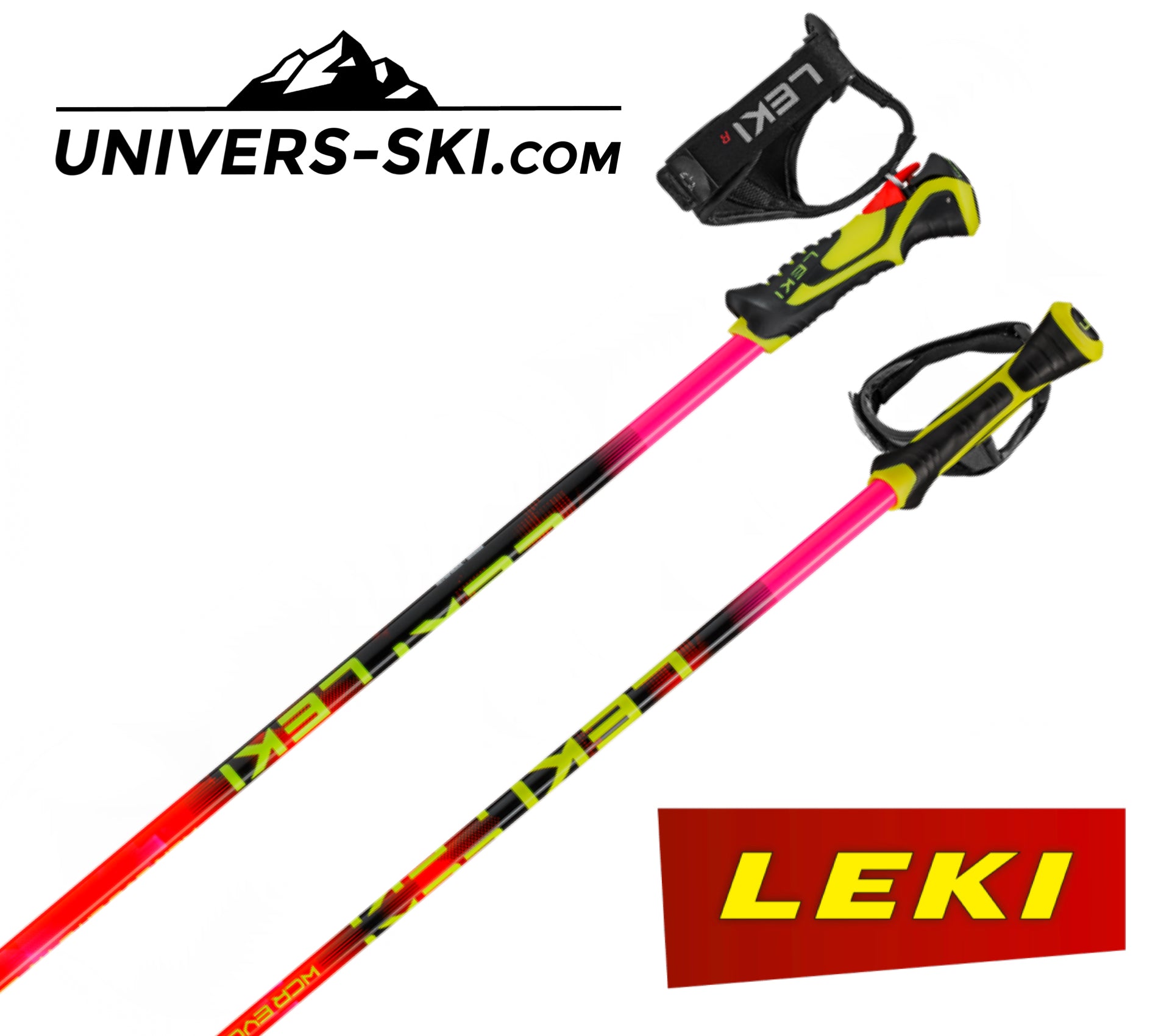 Bâtons de ski LEKI WCR EVO Lite SL TR Rose 2027