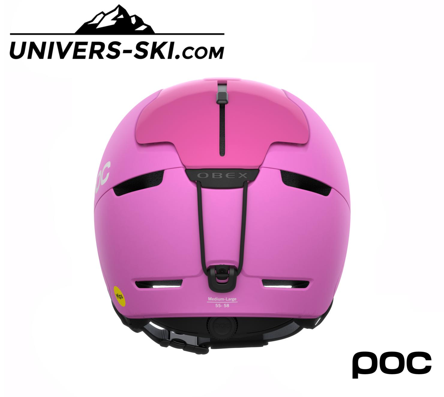 Casque de ski POC Obex Mips Actinium Pink Matt 2025