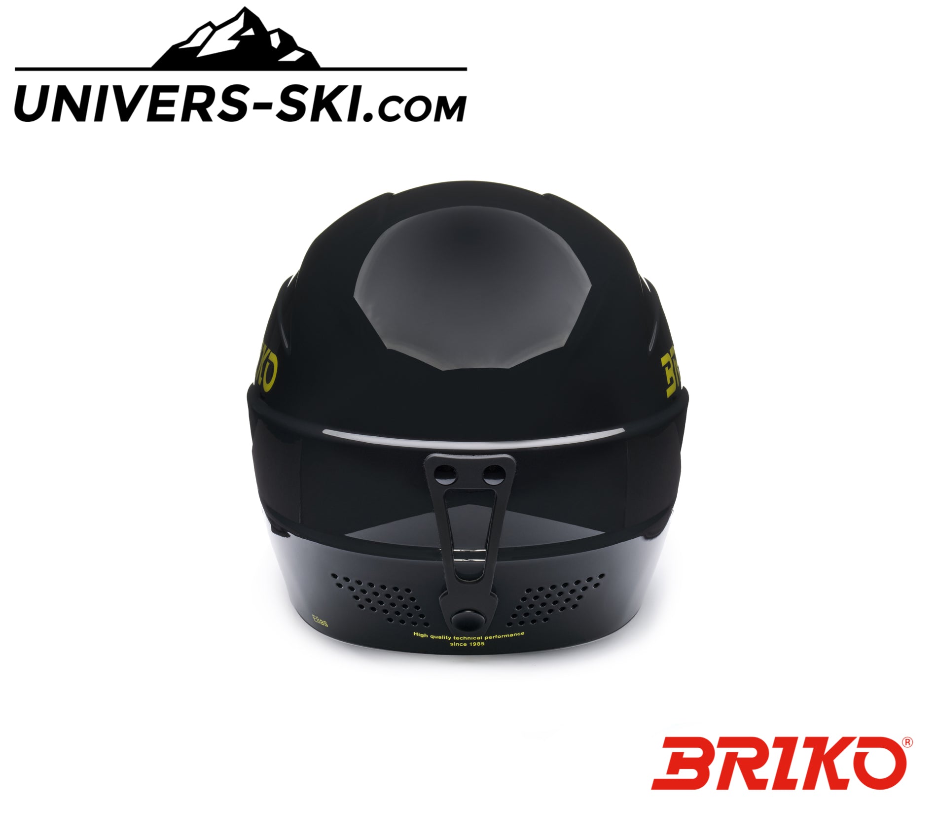 Casque de ski BRIKO Elias Shiny Shark Gray Yellow 2025