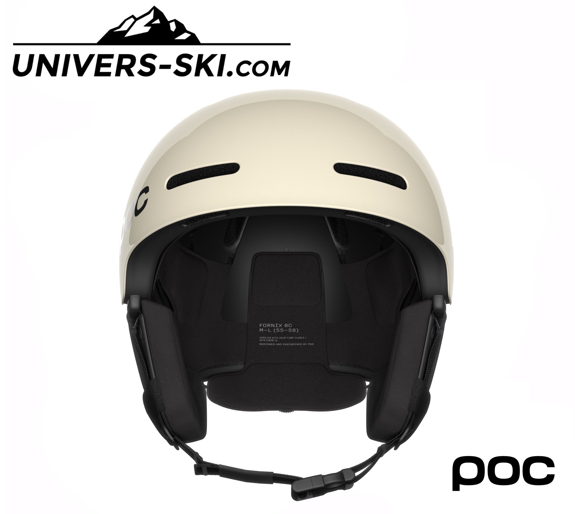 Casque de ski POC Obex BC Mips Monaco White & Navy 2026
