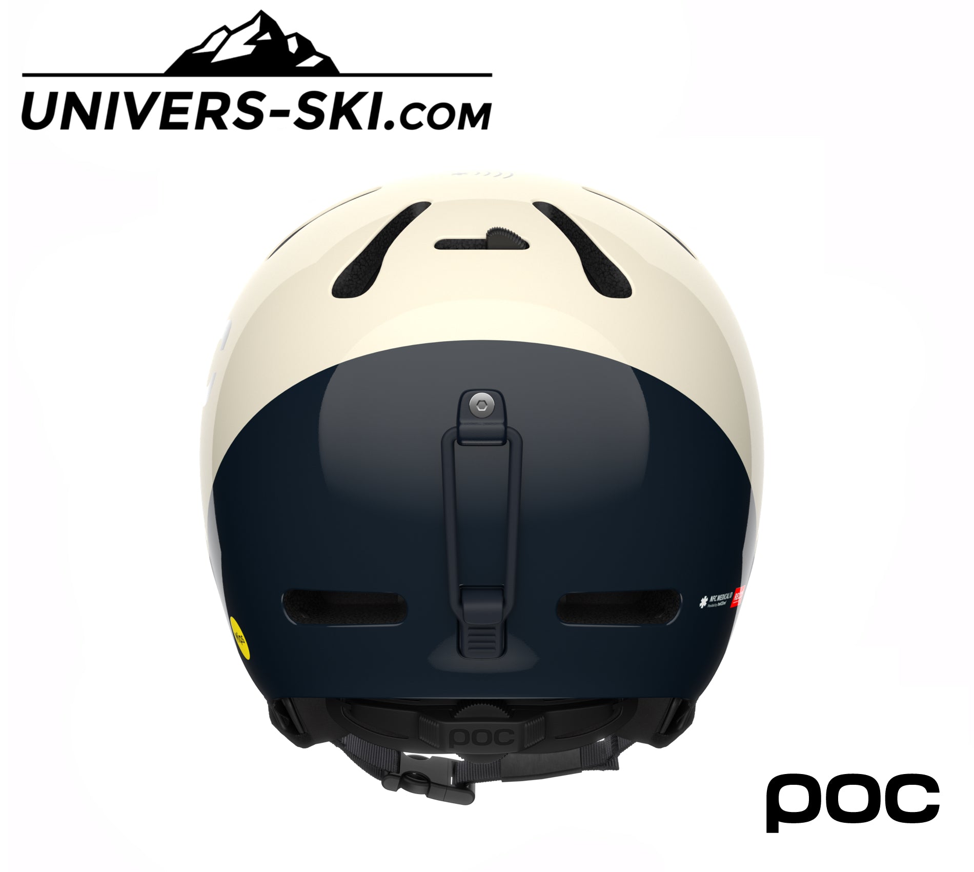 Casque de ski POC Obex BC Mips Monaco White & Navy 2026