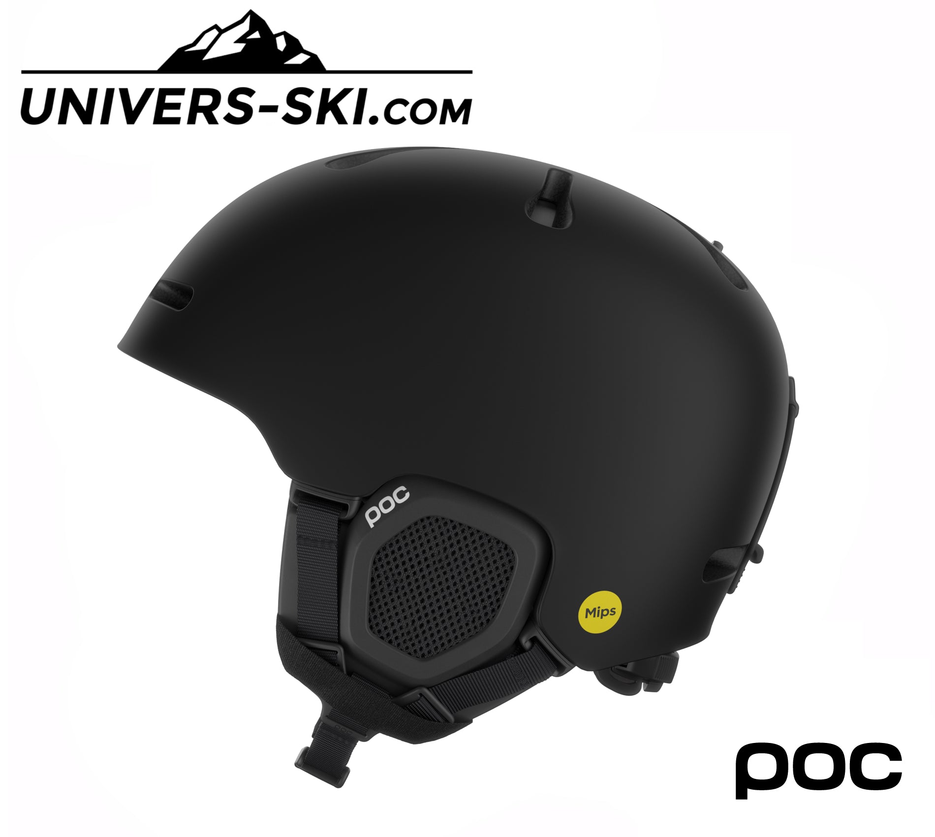 Casque de ski POC Fornix Mips Uranium Black Matt 2026