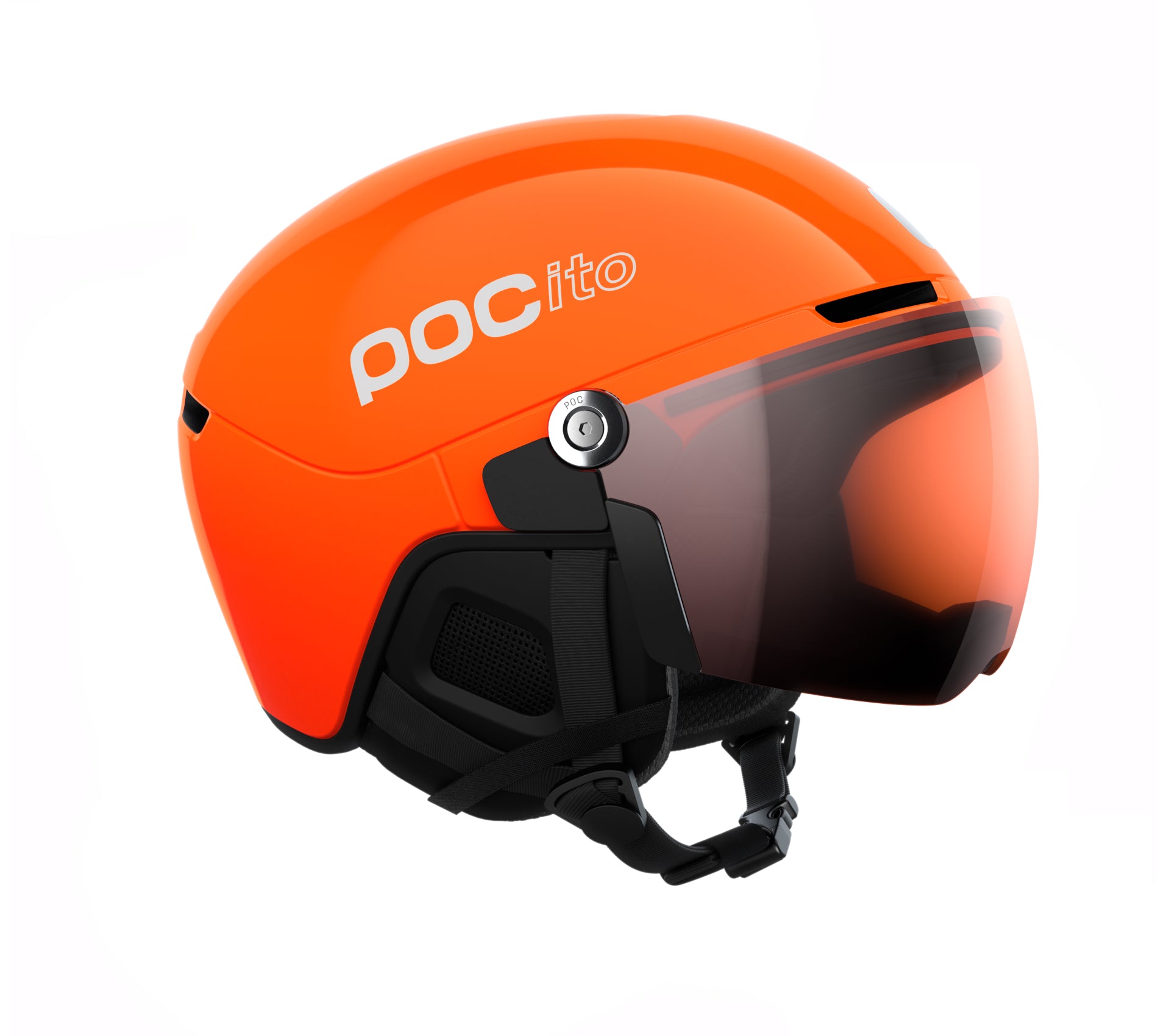 Casque de ski POCITO Obex Visor Fluorescent Orange 2026