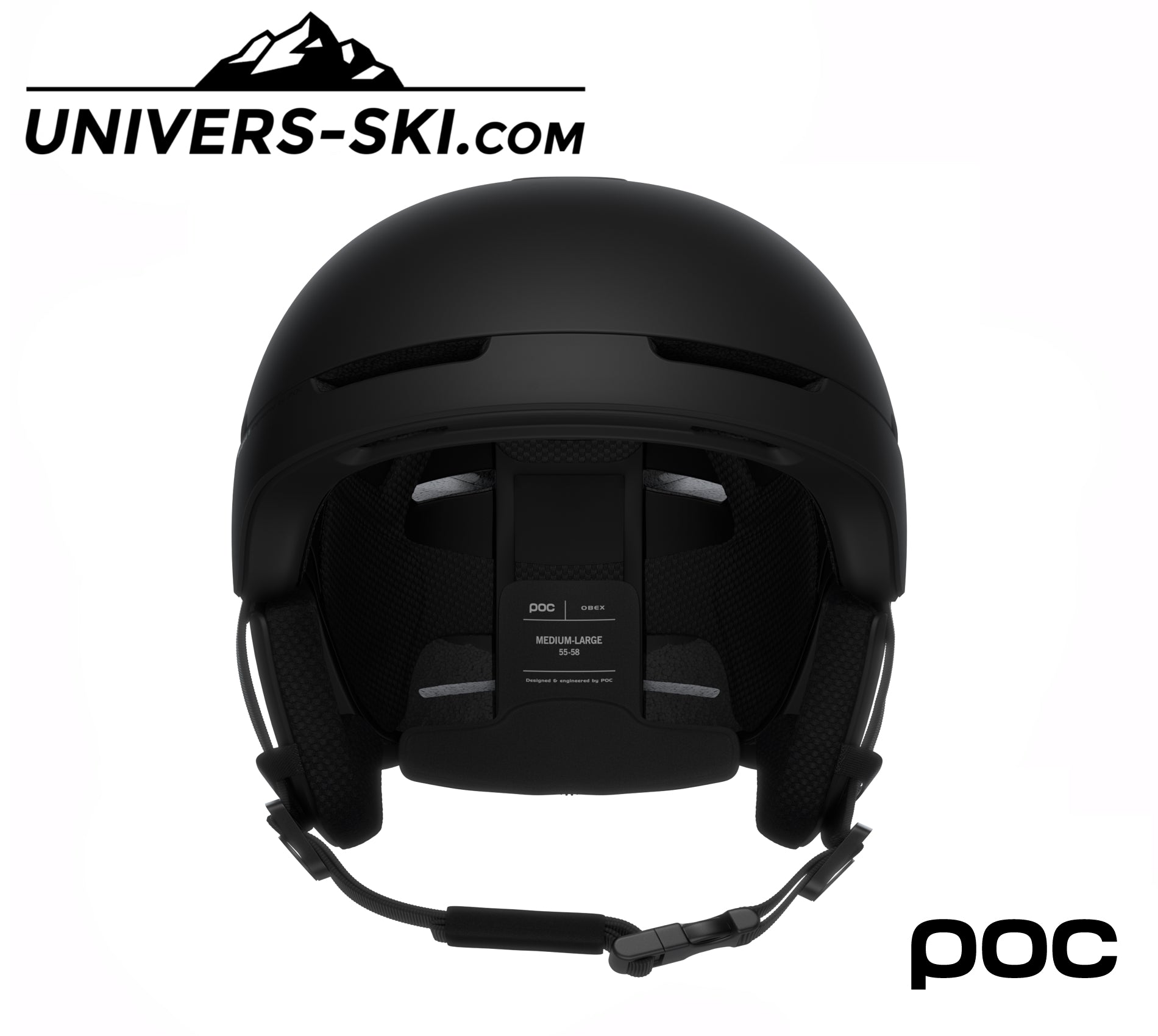 Casque de ski POC Obex BC Mips Uranium Black Matt 2026