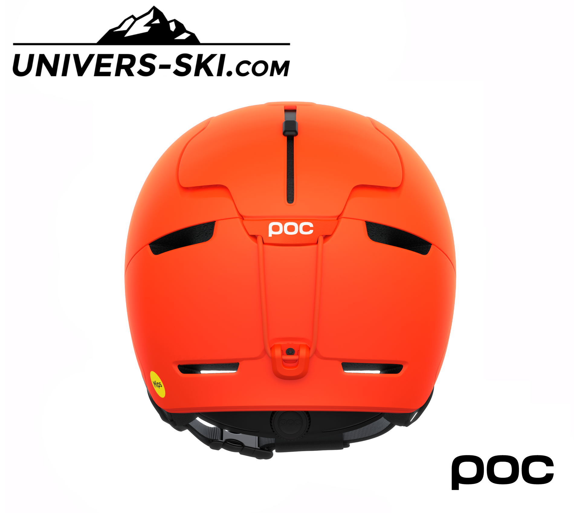 Casque de ski POC Obex Mips Fluorescent Orange Matt 2025