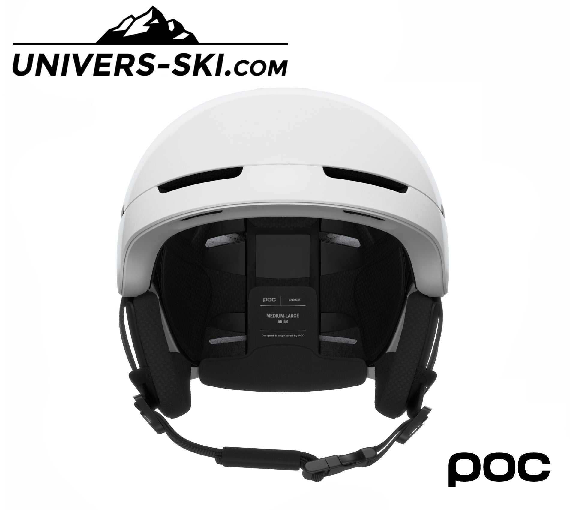 Casque de ski POC Obex Mips Hydrogen White 2026
