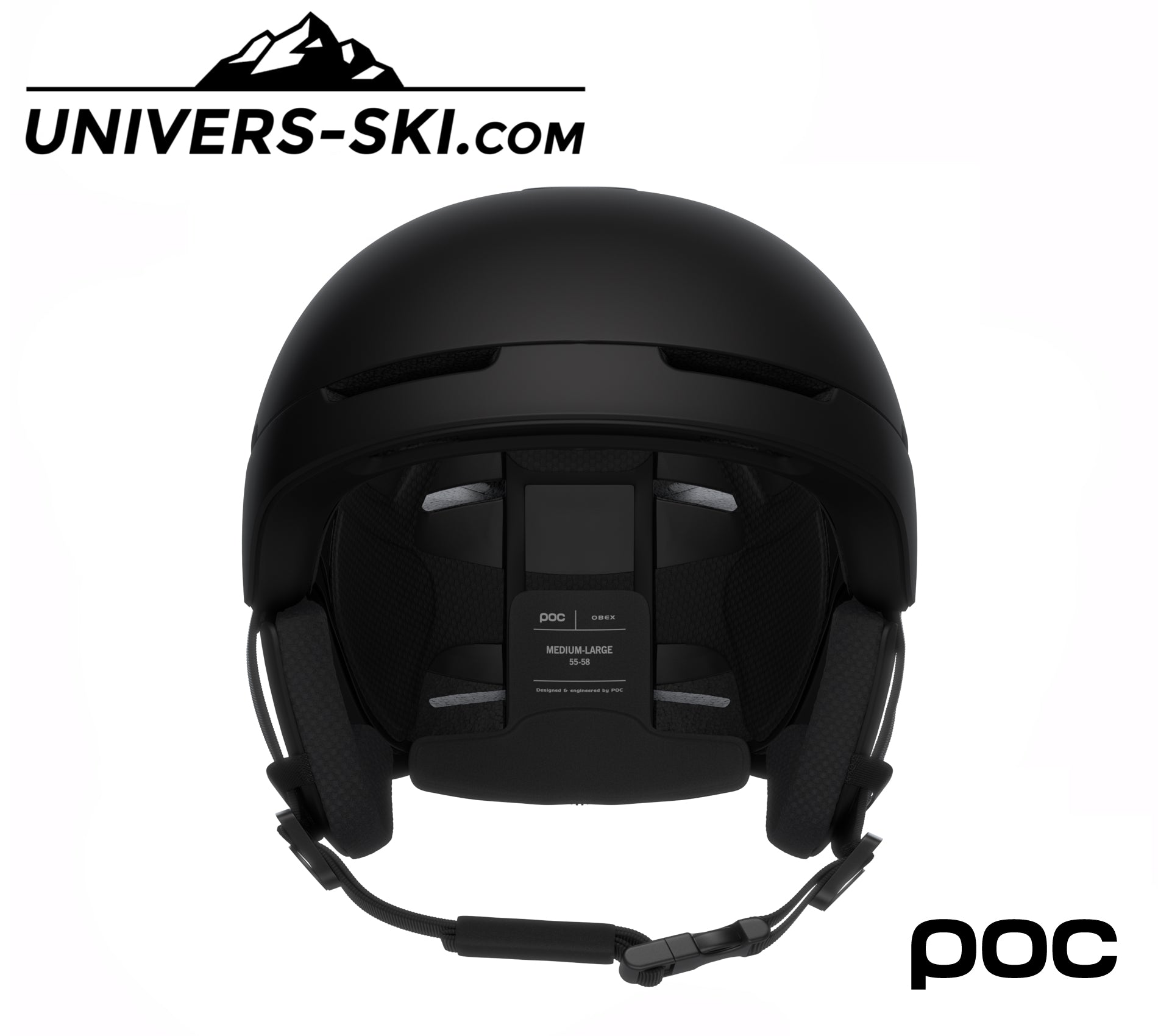 Casque de ski POC Obex Mips Uranium Black Matt 2026