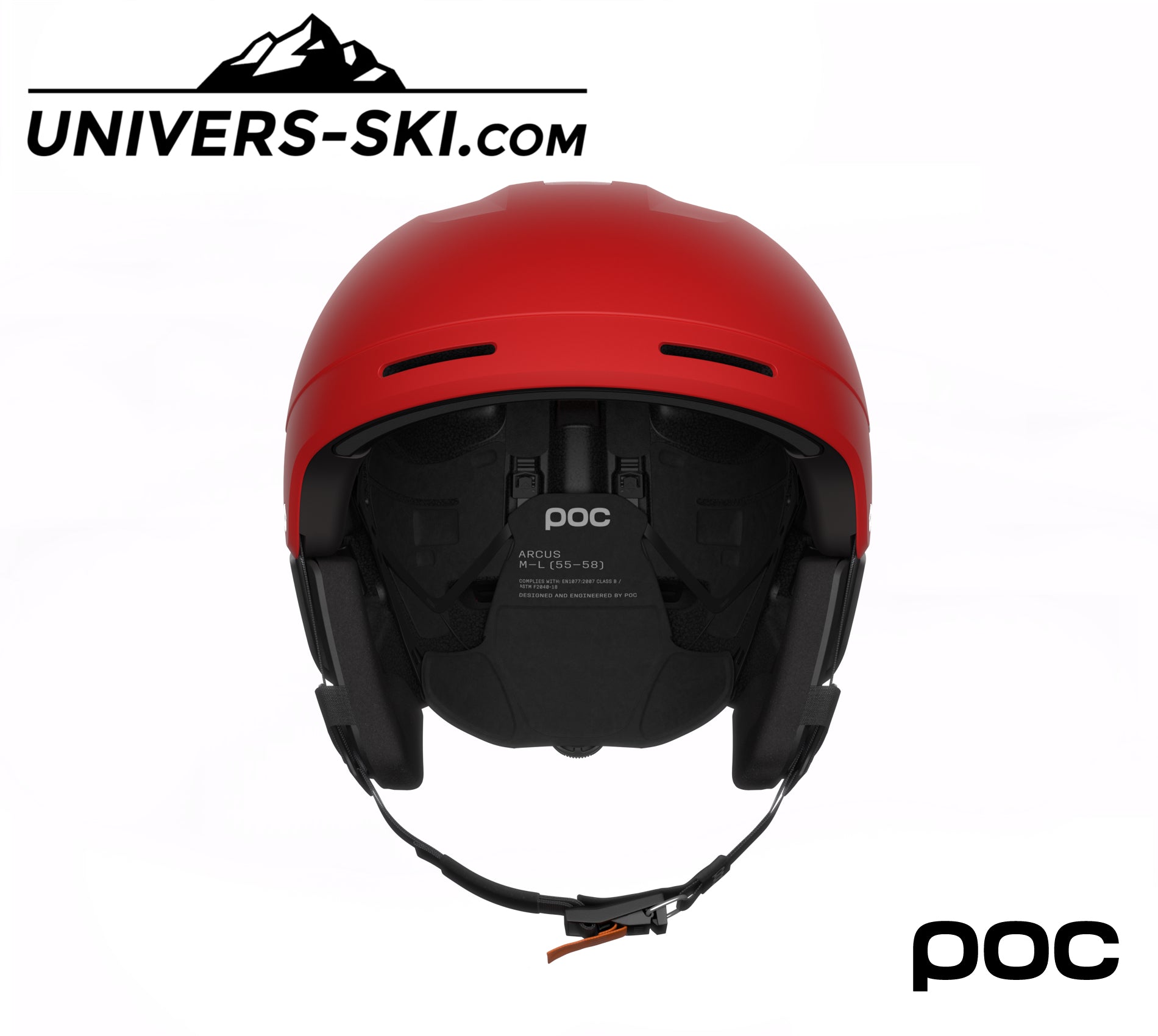 Casque de ski POC Arcus Prismane Red Matt 2027