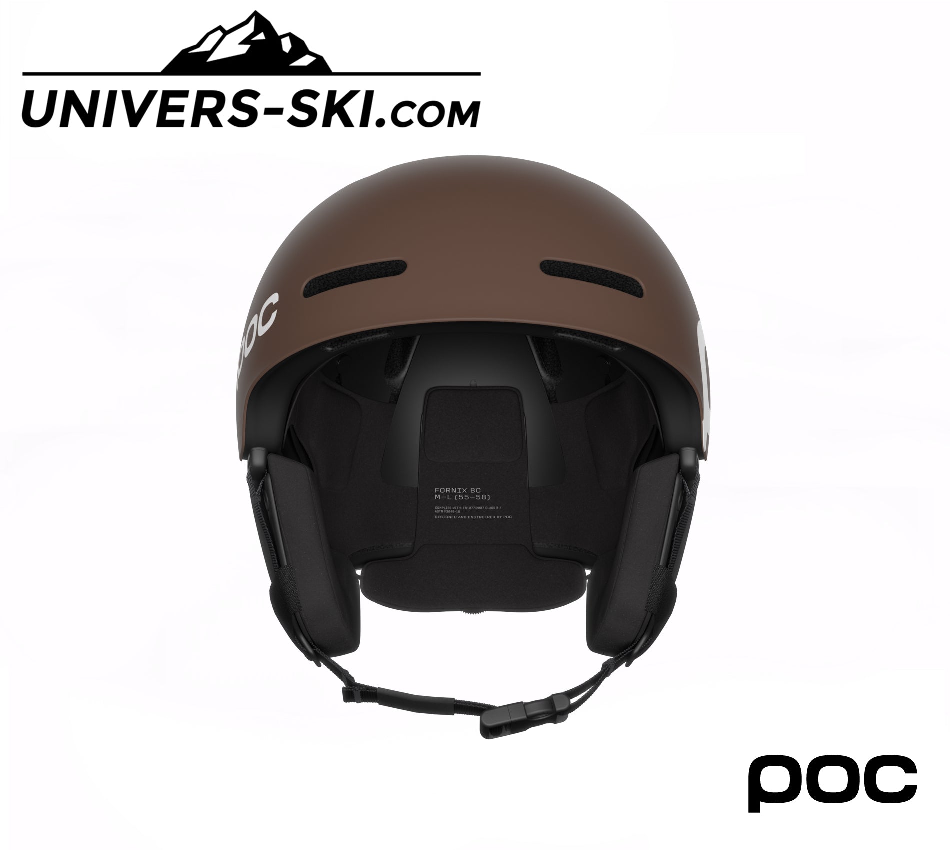 Casque de ski POC Fornix Mips BC Bronzite Brown Matt 2027