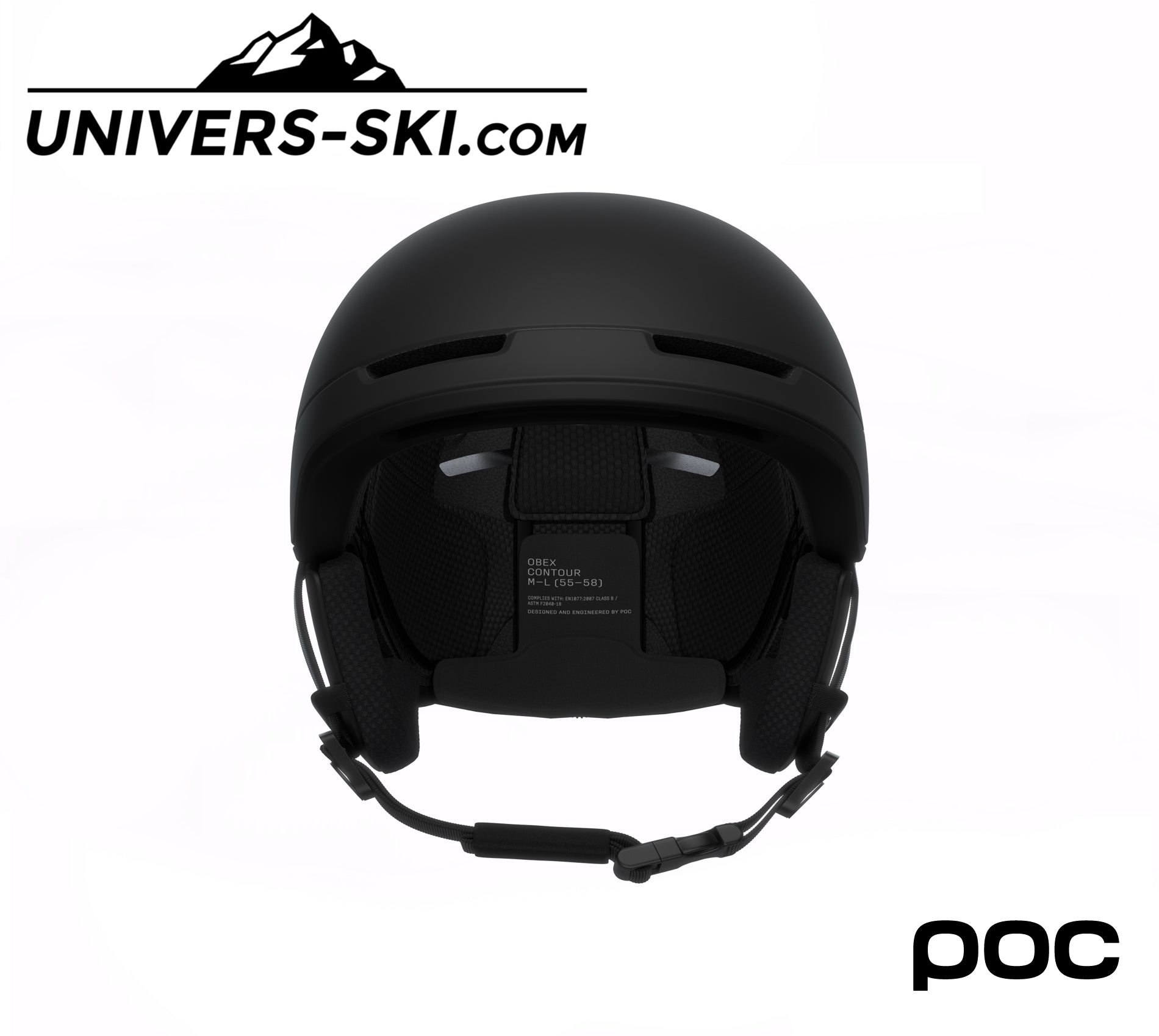 Casque de ski POC Obex Contour Uranium Black Matt 2027