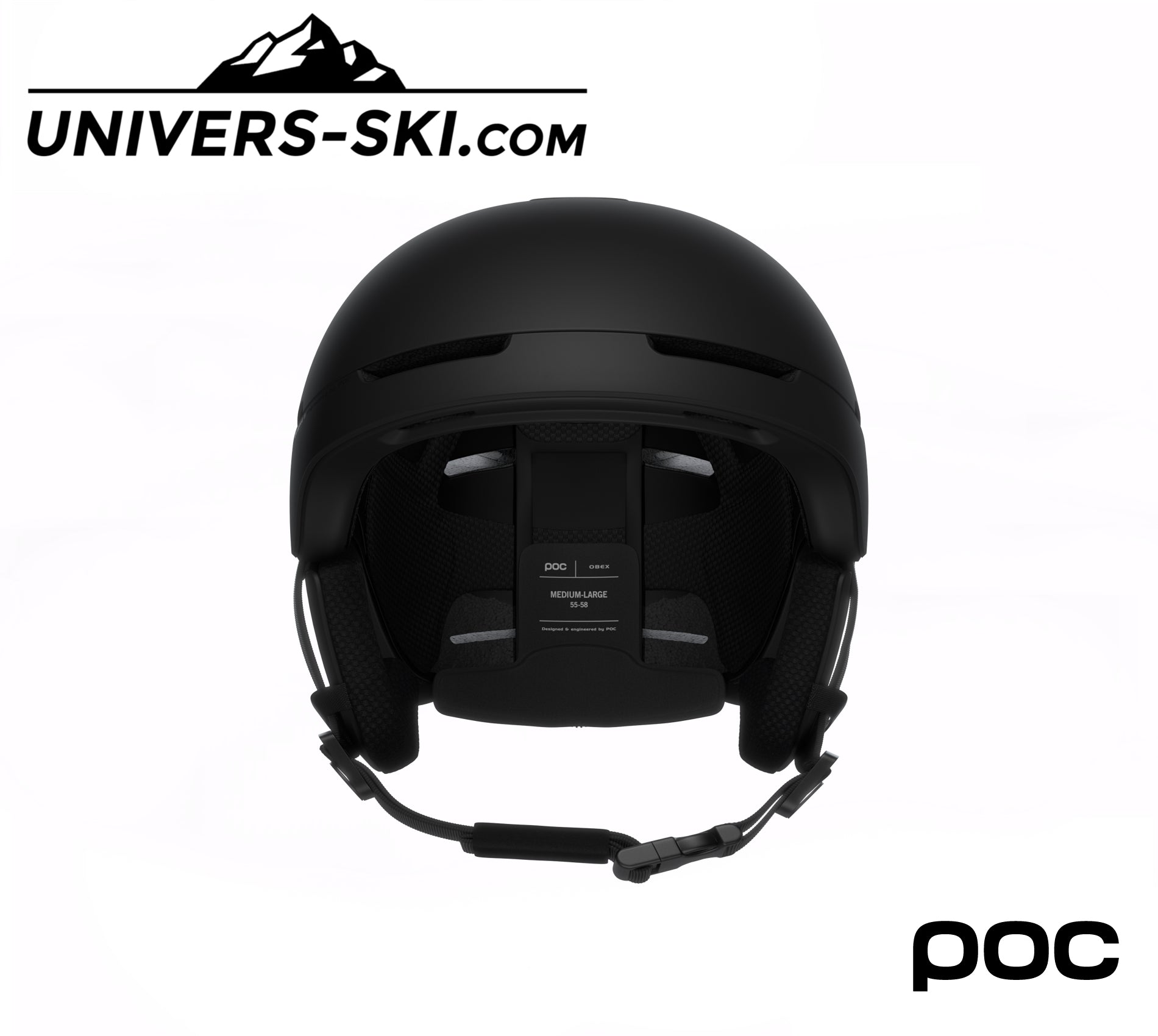 Casque de ski POC Obex BC Mips Uranium Black Matt 2027