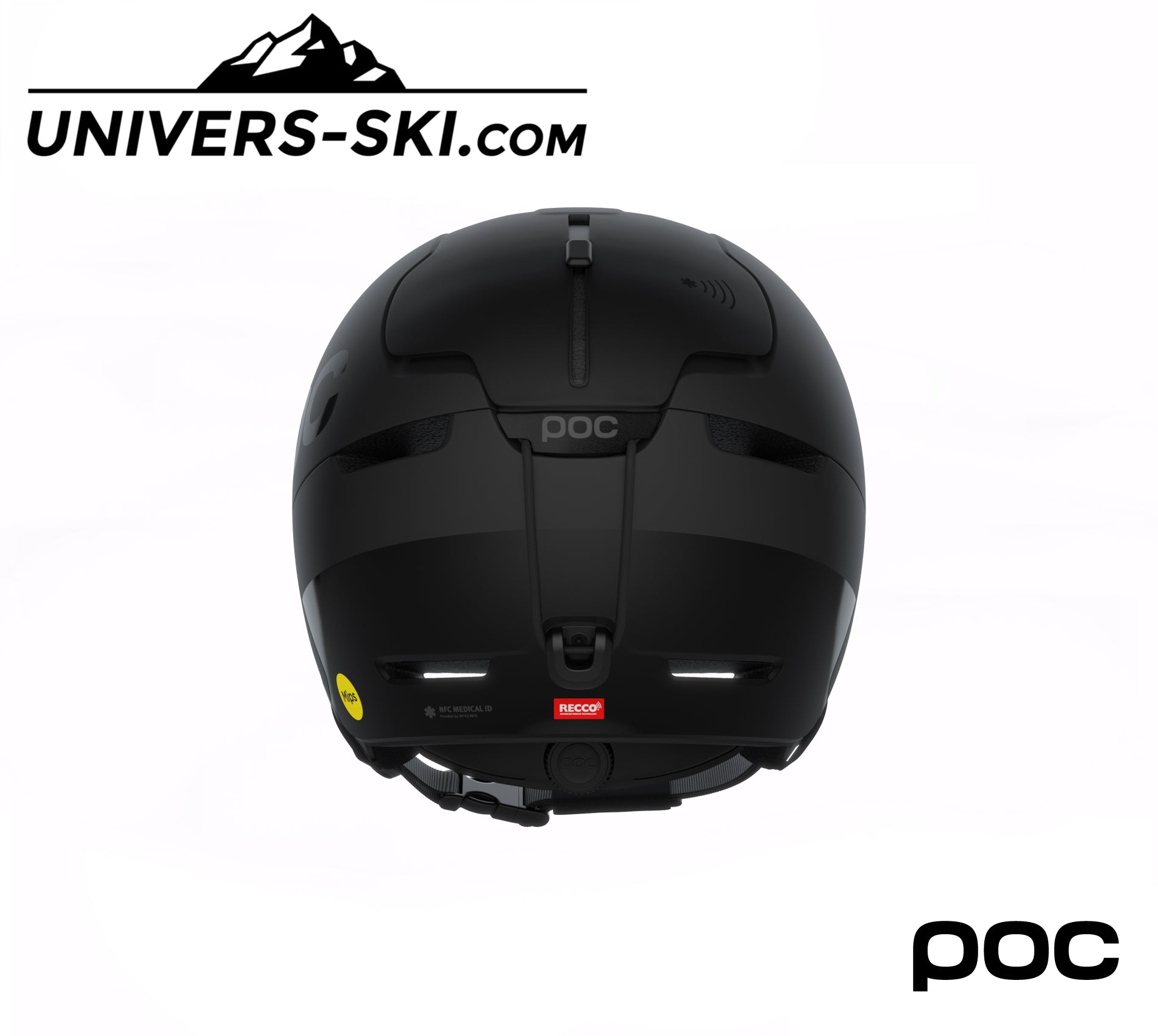 Casque de ski POC Obex BC Mips Uranium Black Matt 2027
