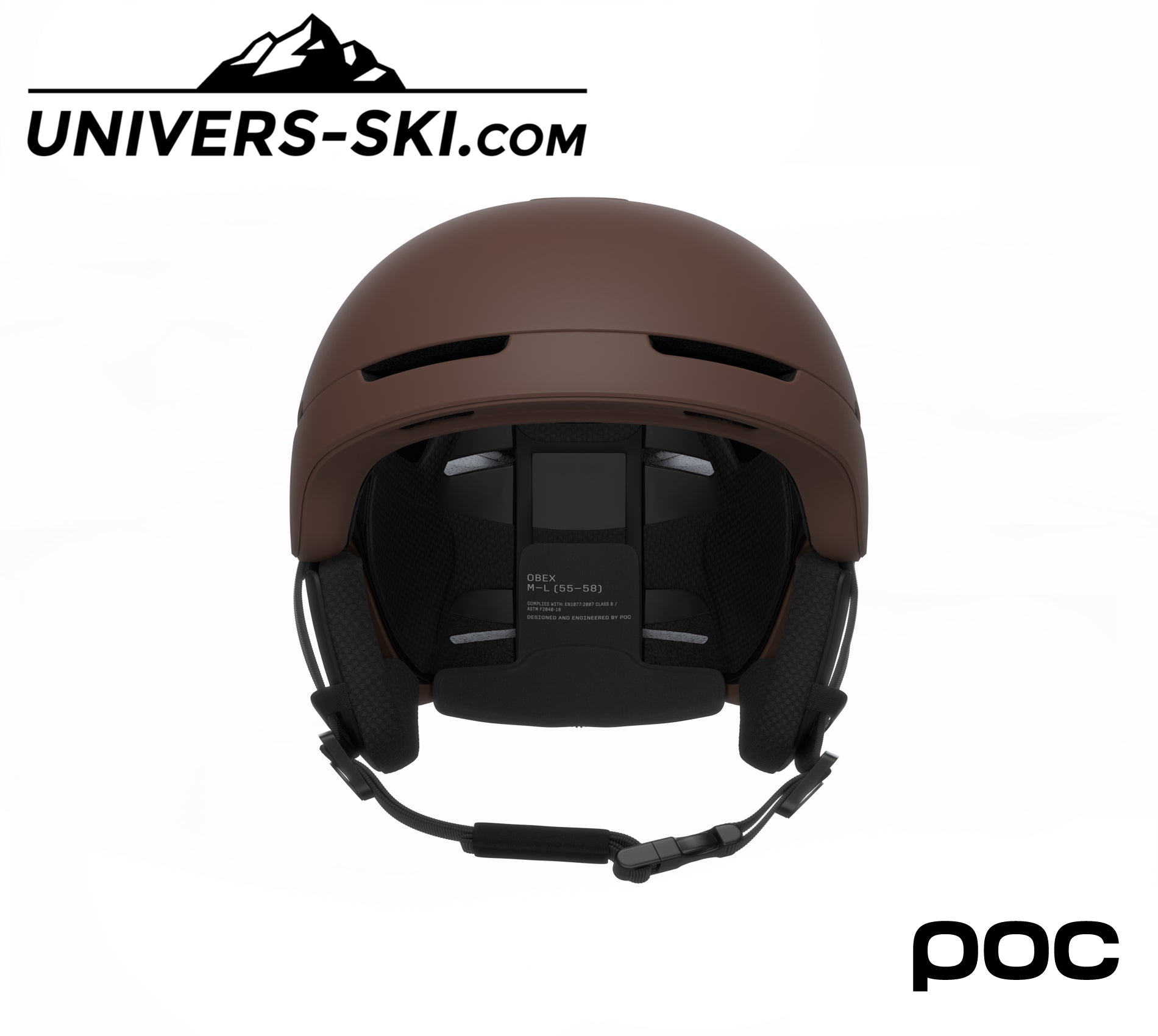 Casque de ski POC Obex BC Mips Bronzite Brown Matt 2027