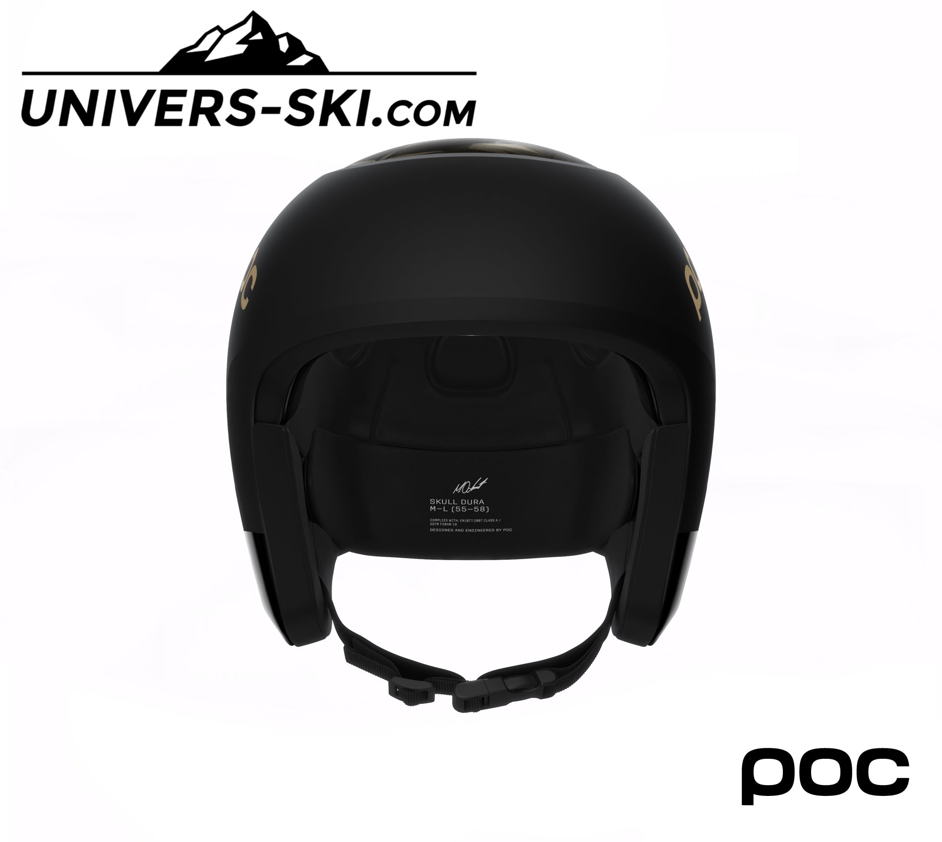 Casque de ski POC Skull Dura Jr Marco Odermatt Ed. Uranium Black / Podium Gold 2027