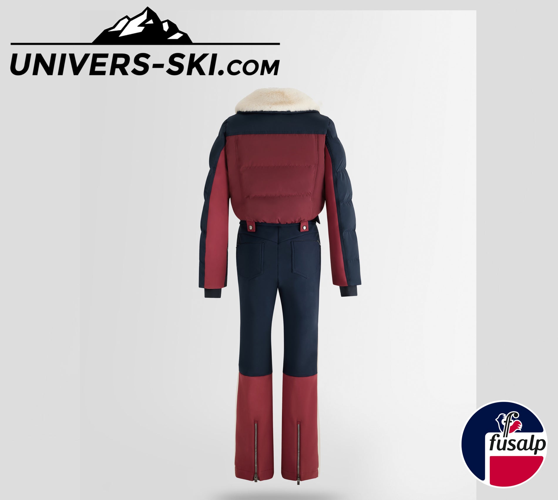 Combinaison de ski FUSALP Femme Karei Acajou/Marin/Neige 2026