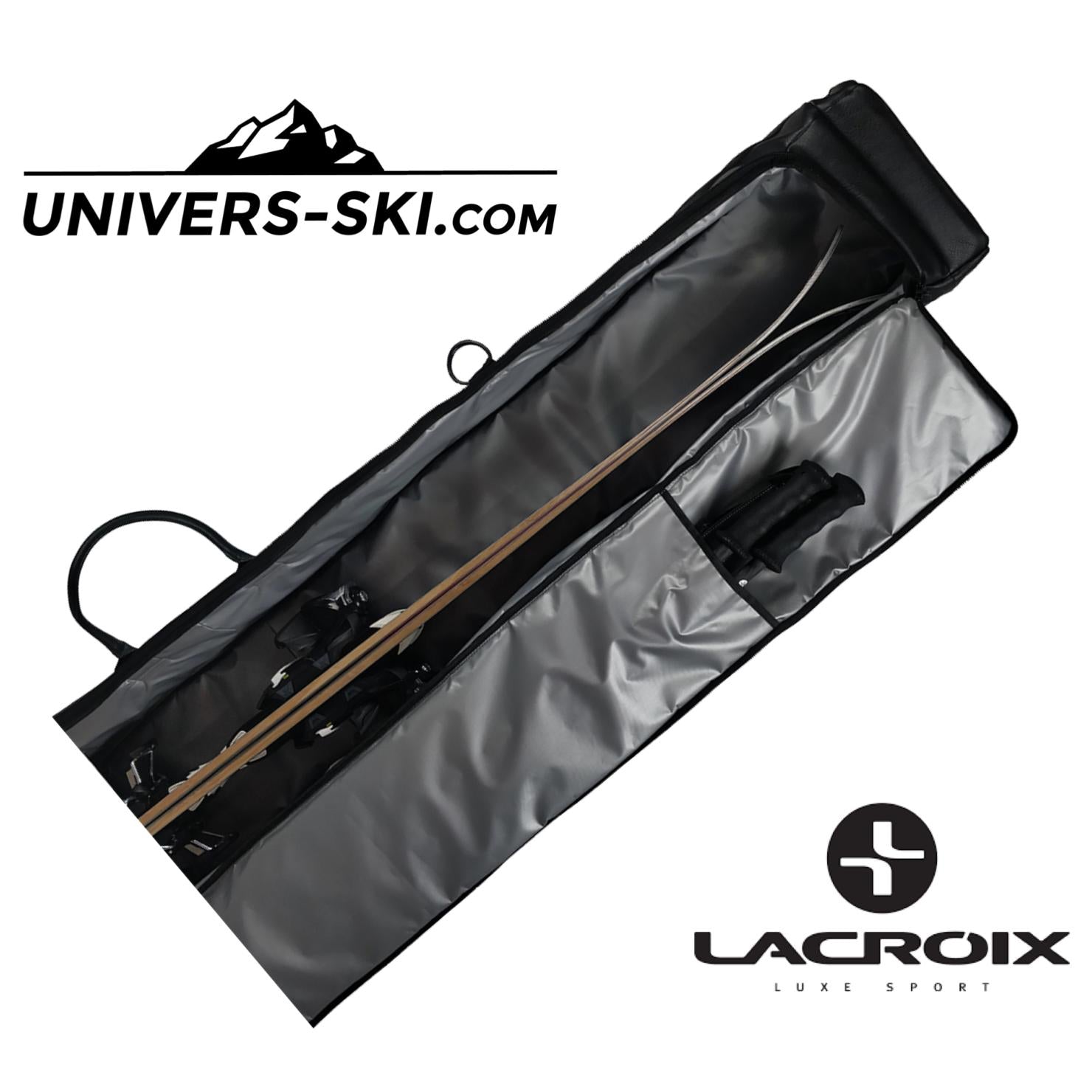 Housse à Skis Rurunklee 185 X 33 Cm - Sac De Transport Et Rangement Imperméable, Double Couture - Pour Ski Et équipement - 8