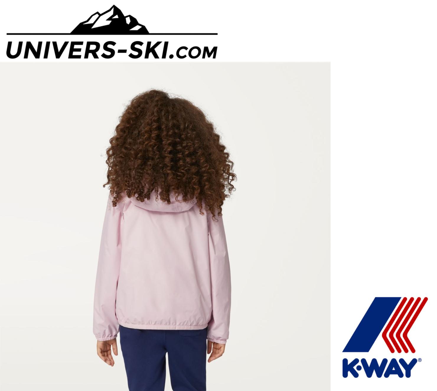 Imperméable K-Way Le Vrai 3.0 Claude Warm Kids Pink 2025