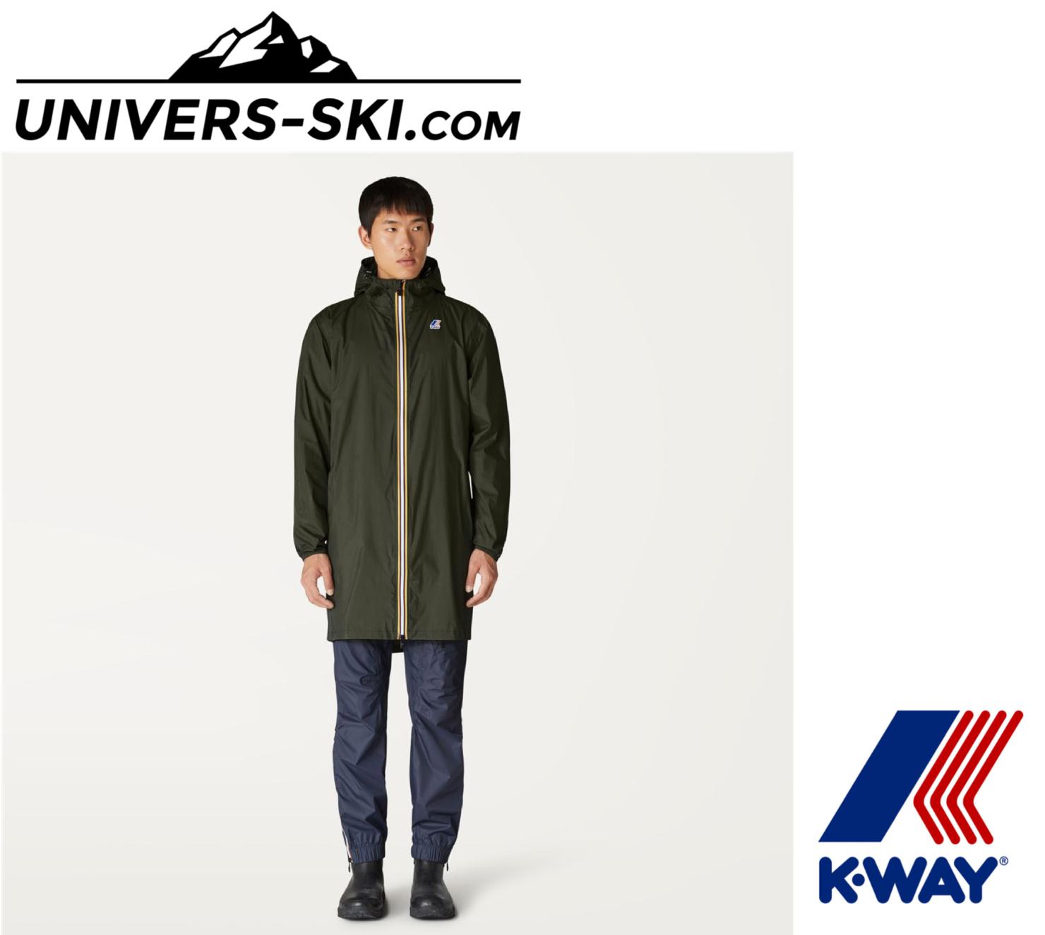 Imperméable K-Way Le Vrai 3.0 Eiffel Green Blackish 2027