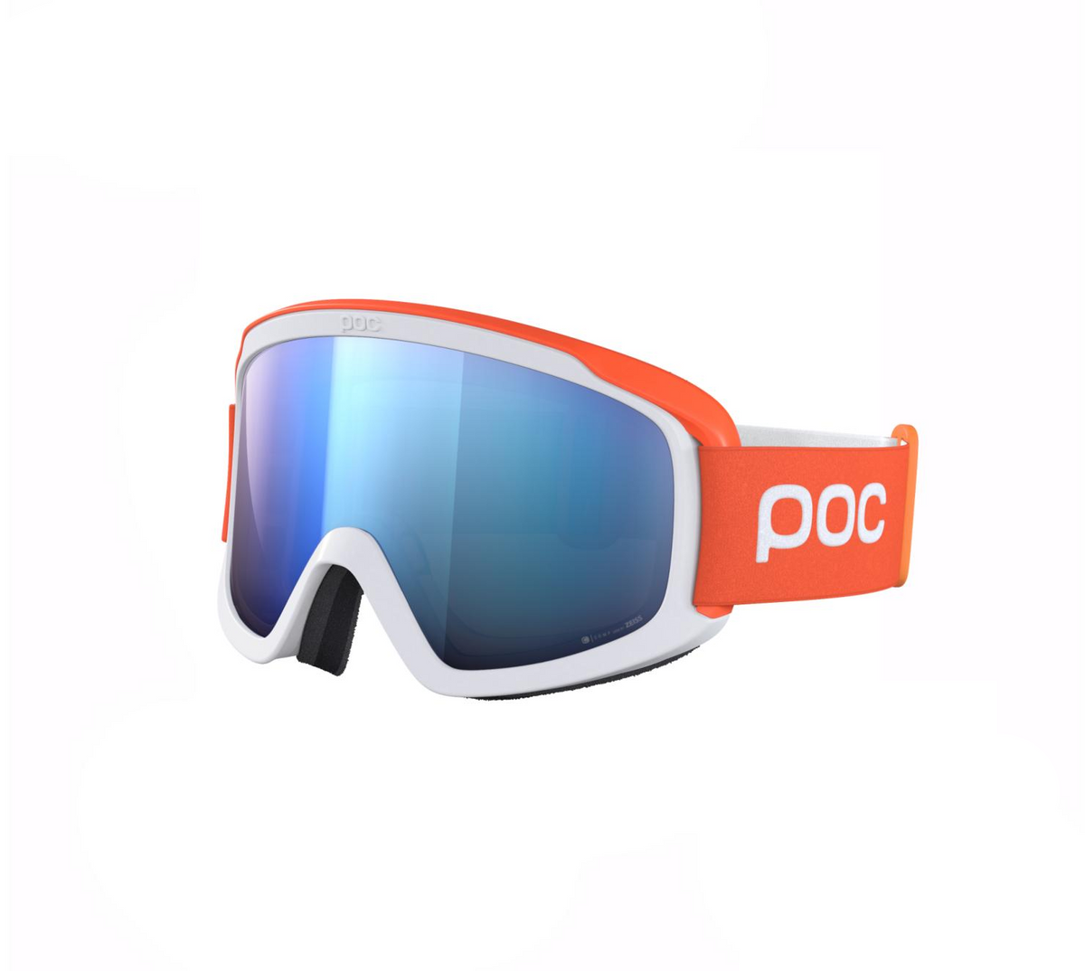 Masque de ski POC Opsin Clarity Comp Fluorescent Orange/Hydrogen White 2027