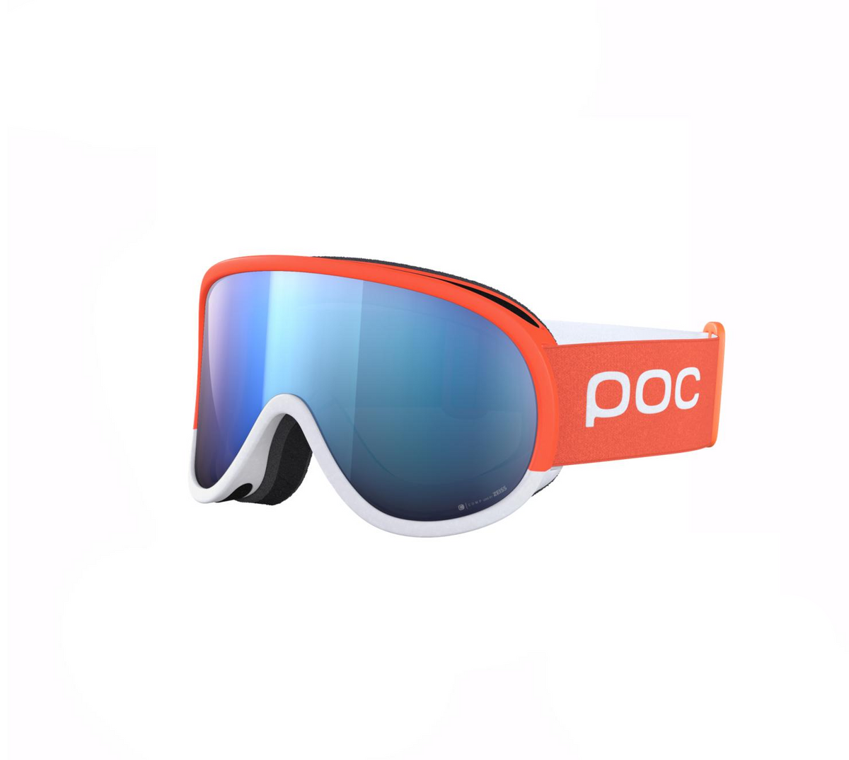 Masque de ski POC Retina Clarity Comp Fluorescent Orange/Hydrogen White 2027
