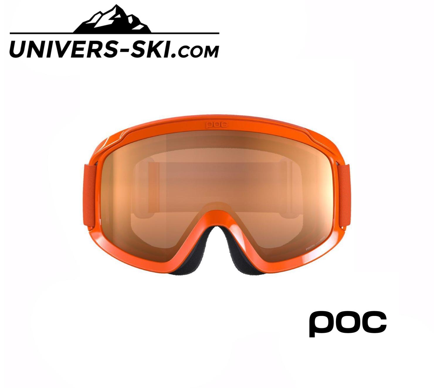 Masque de ski Junior Pocito Opsin Fluorescent Orange 2025