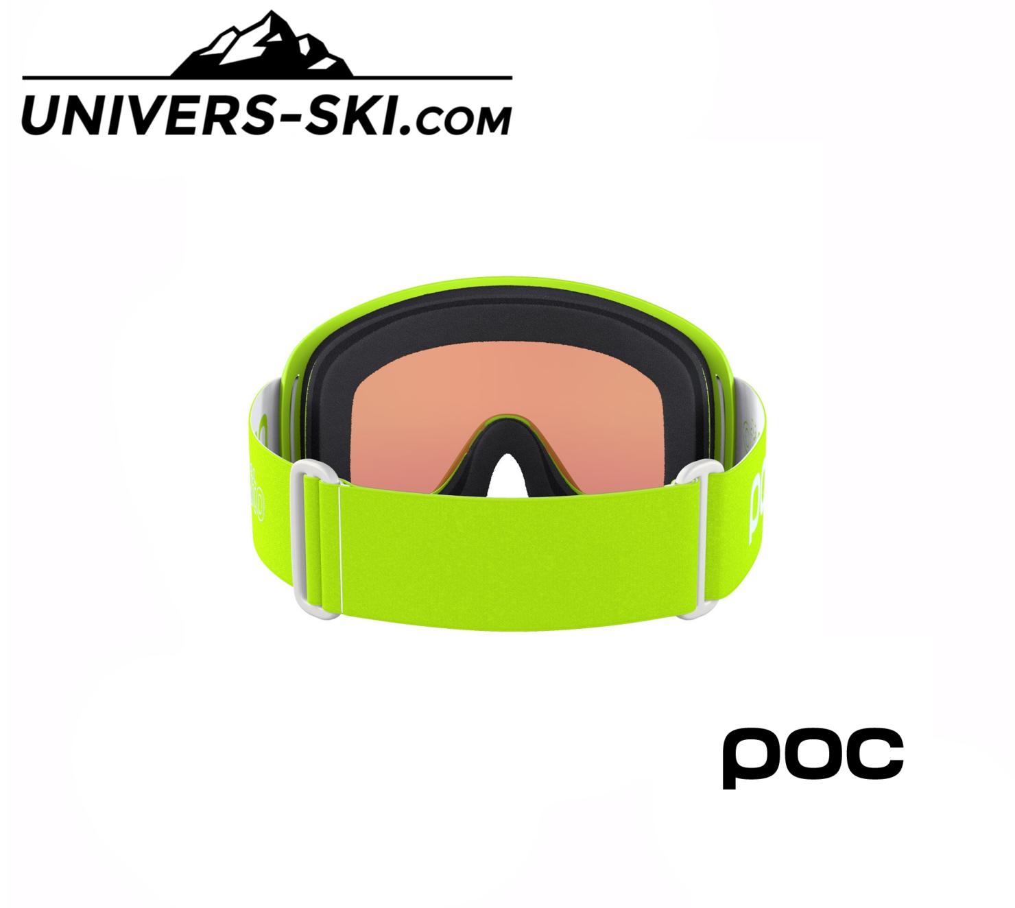 Masque de ski Junior Pocito Opsin Fluorescent Yellow/Green 2025