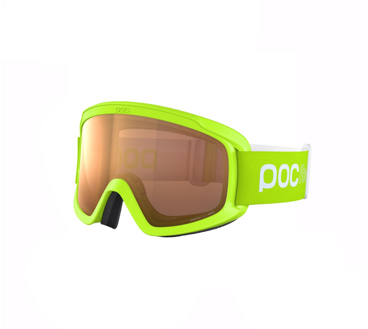 Masque de ski Junior Pocito Opsin Fluorescent Yellow/Green 2027